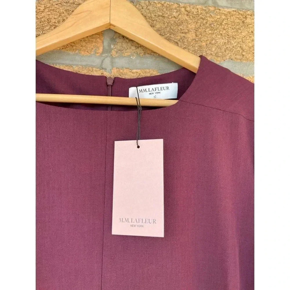 M.M. Lafleur The Emily Dress in Claret 1x - Picture 3 of 14
